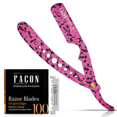Facón straight razors for men product image with stainless steel blade and ergonomic grip