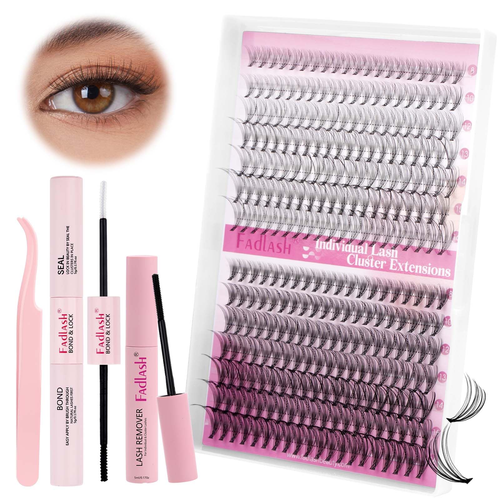 All-in-one lash extensions kit for beginners