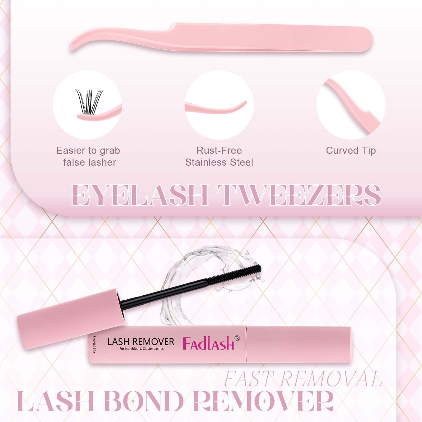 FADLASH lash extensions kit packaging