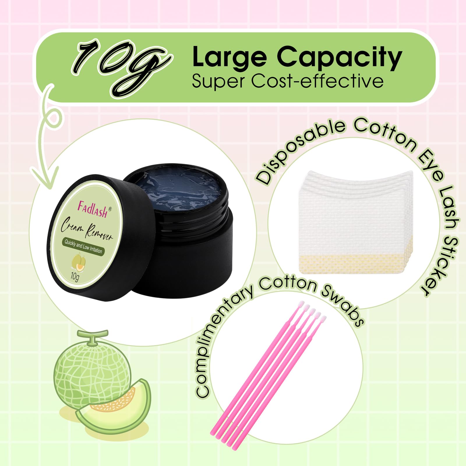 Eyelash glue remover natural formula safe for sensitive eyes