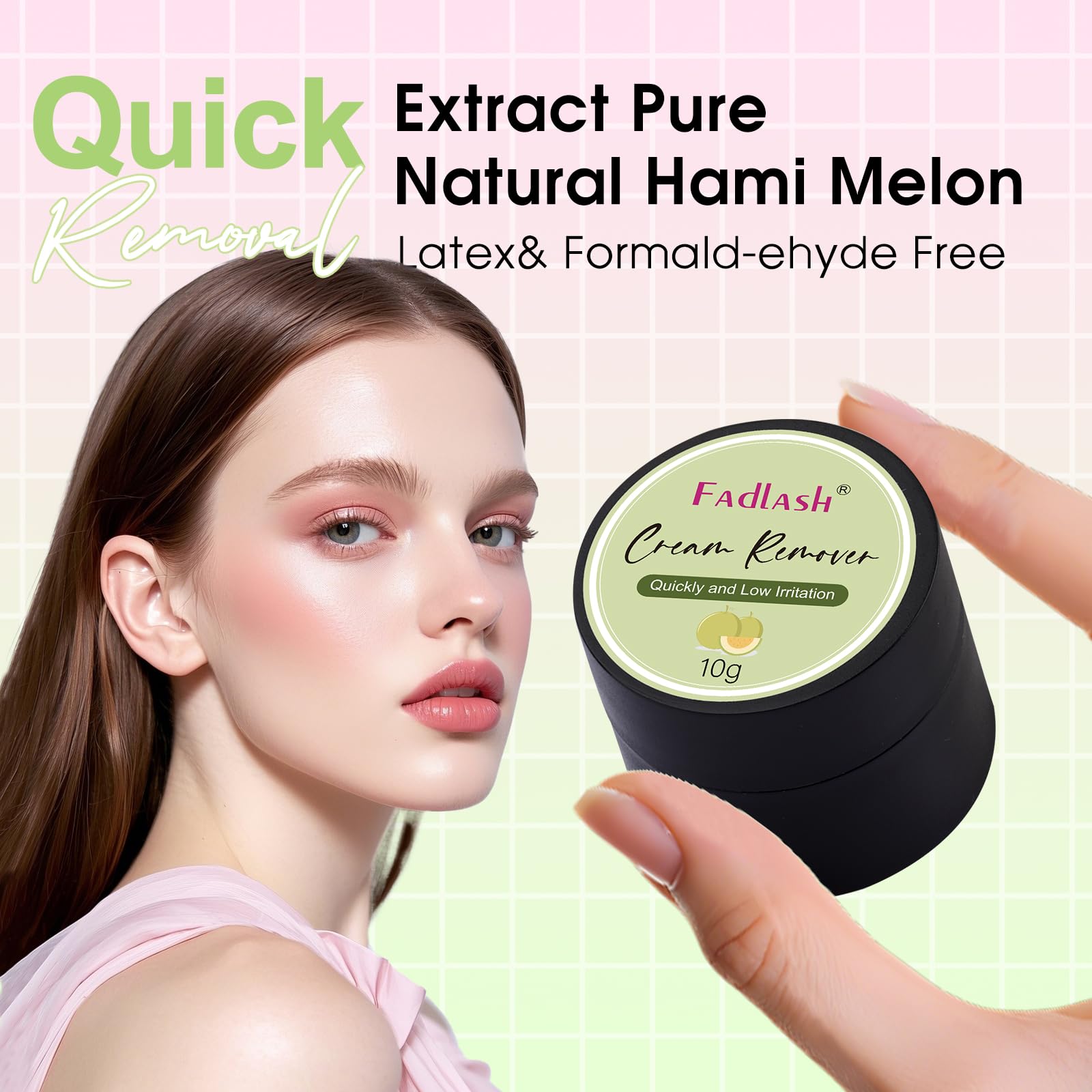 Professional salon use lash extension remover
