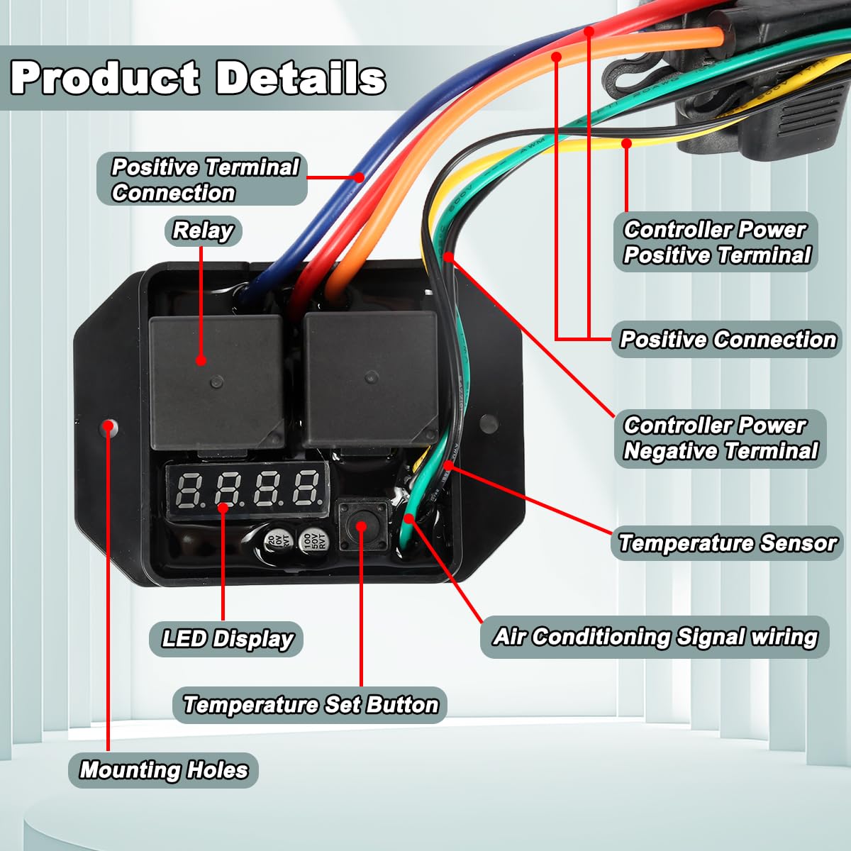 Digital display option for Fahrenheit or Celsius readings