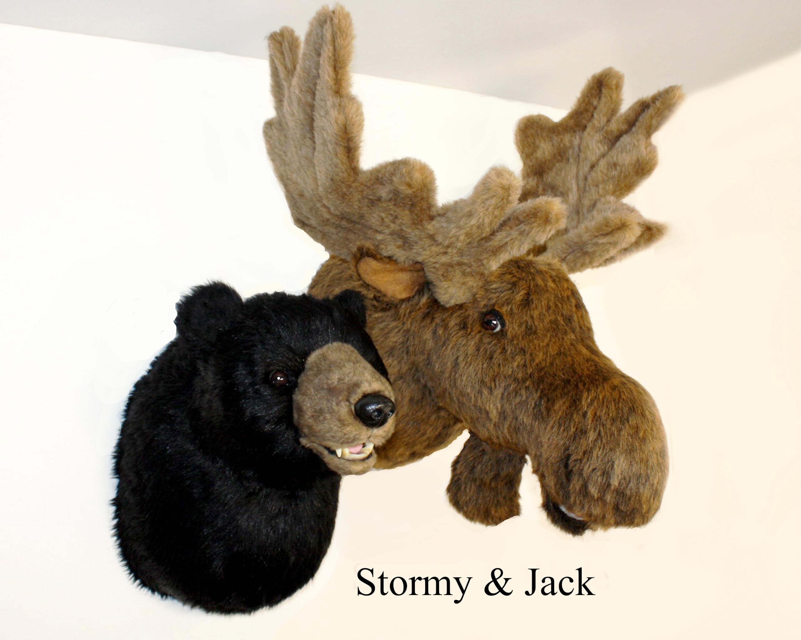 Weight 5 lb 8 oz Jack plush moose wall mount