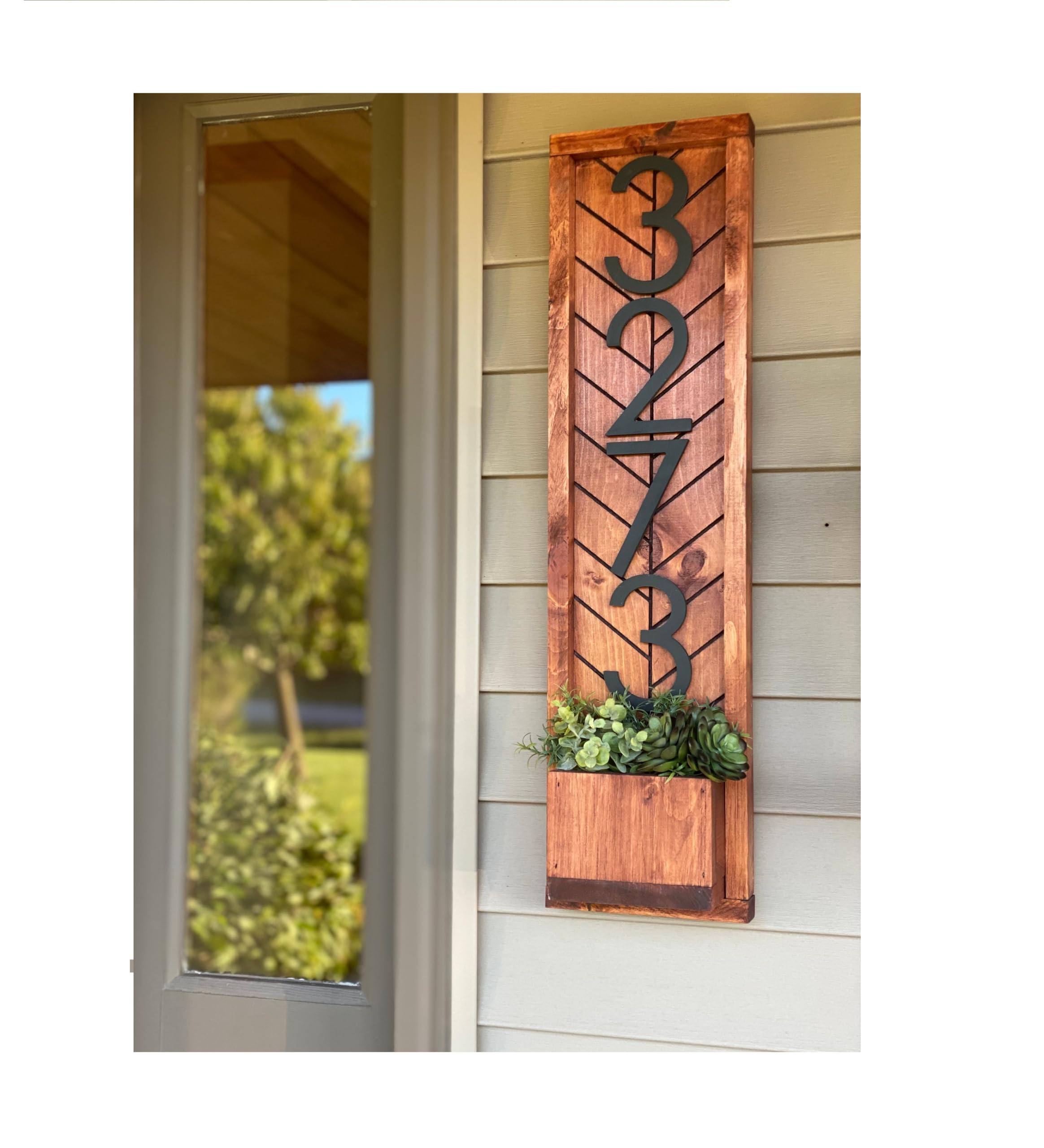 Durable materials for long lasting address sign