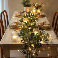 Fairy Light Olive Vine 6ft 96 LED on lifelike branches