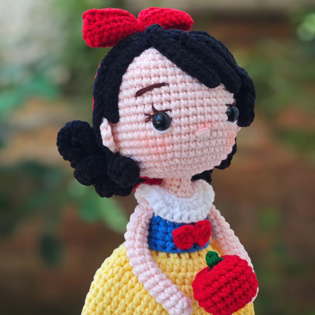 Princess crochet doll Minoxo for collectors