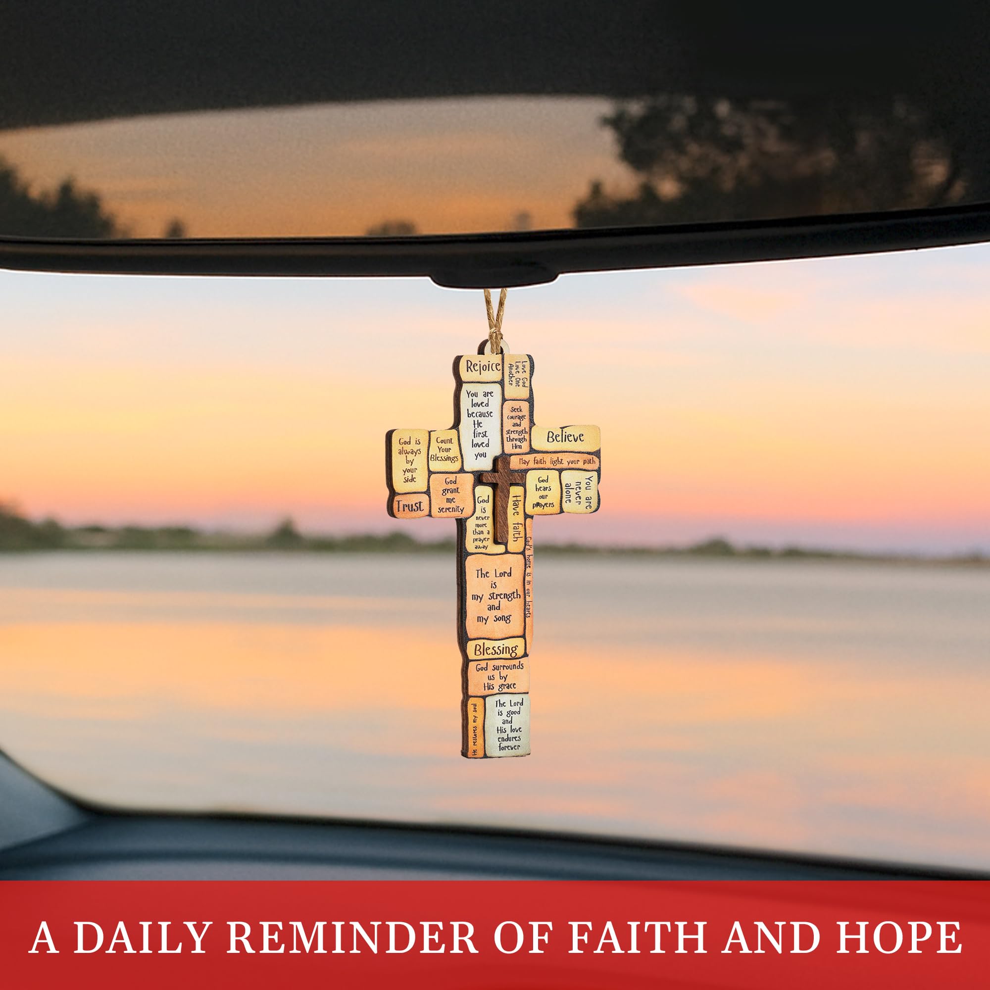 Biblical Catholic themed Christmas ornament for holiday decor