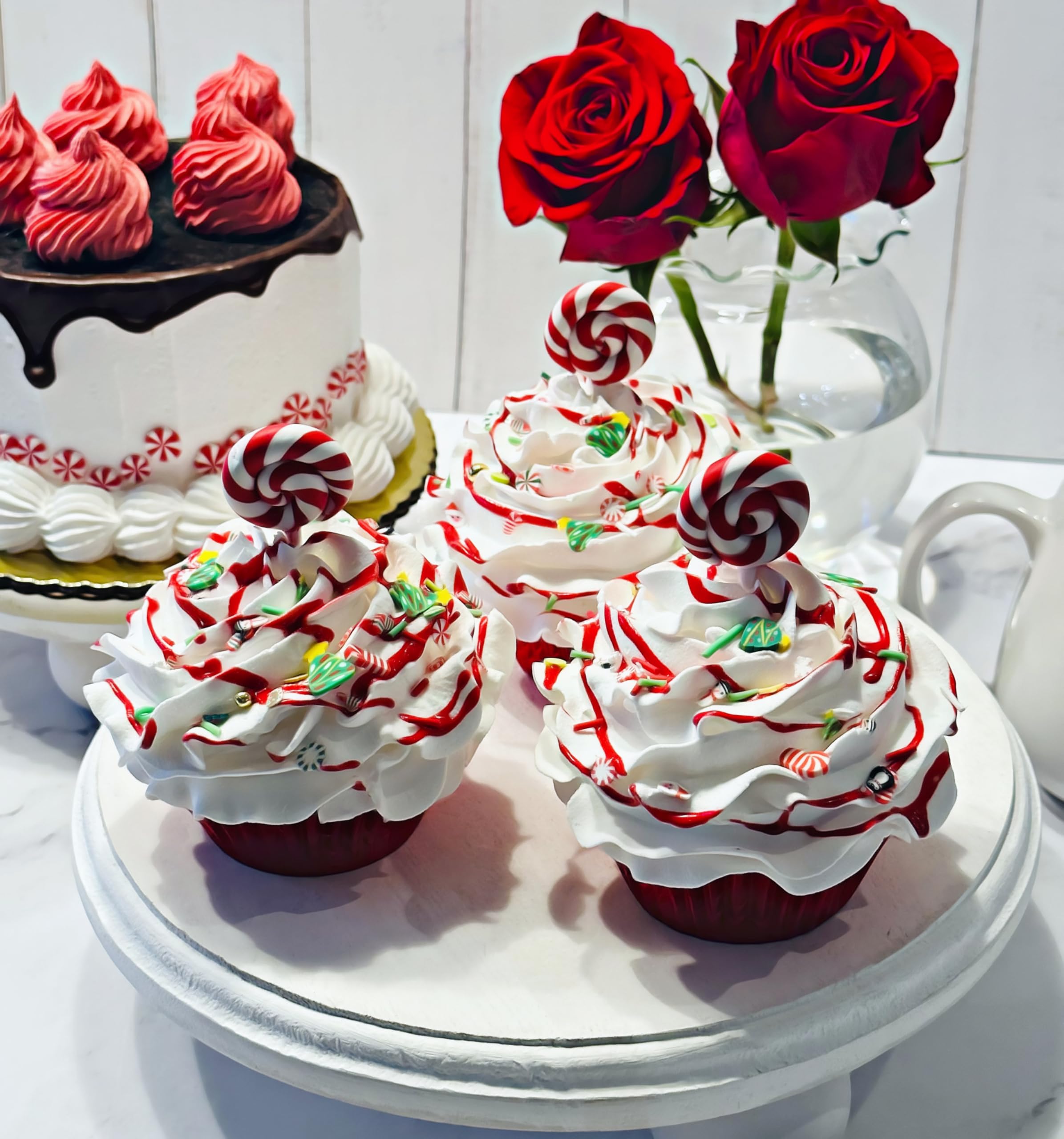 Made in USA Dezicakes decorative foam cupcakes