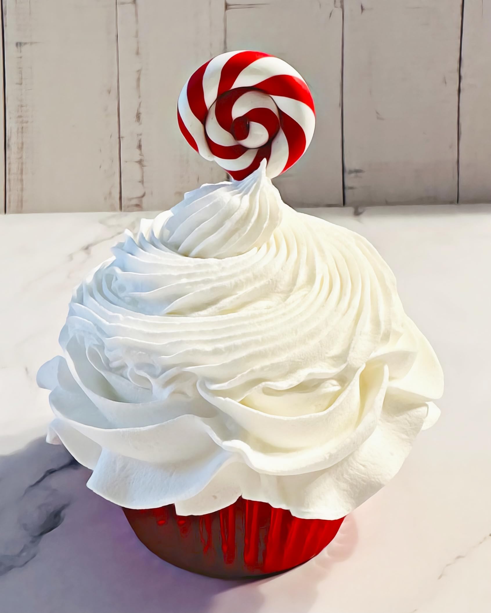 Artificial cupcakes display for indoor use