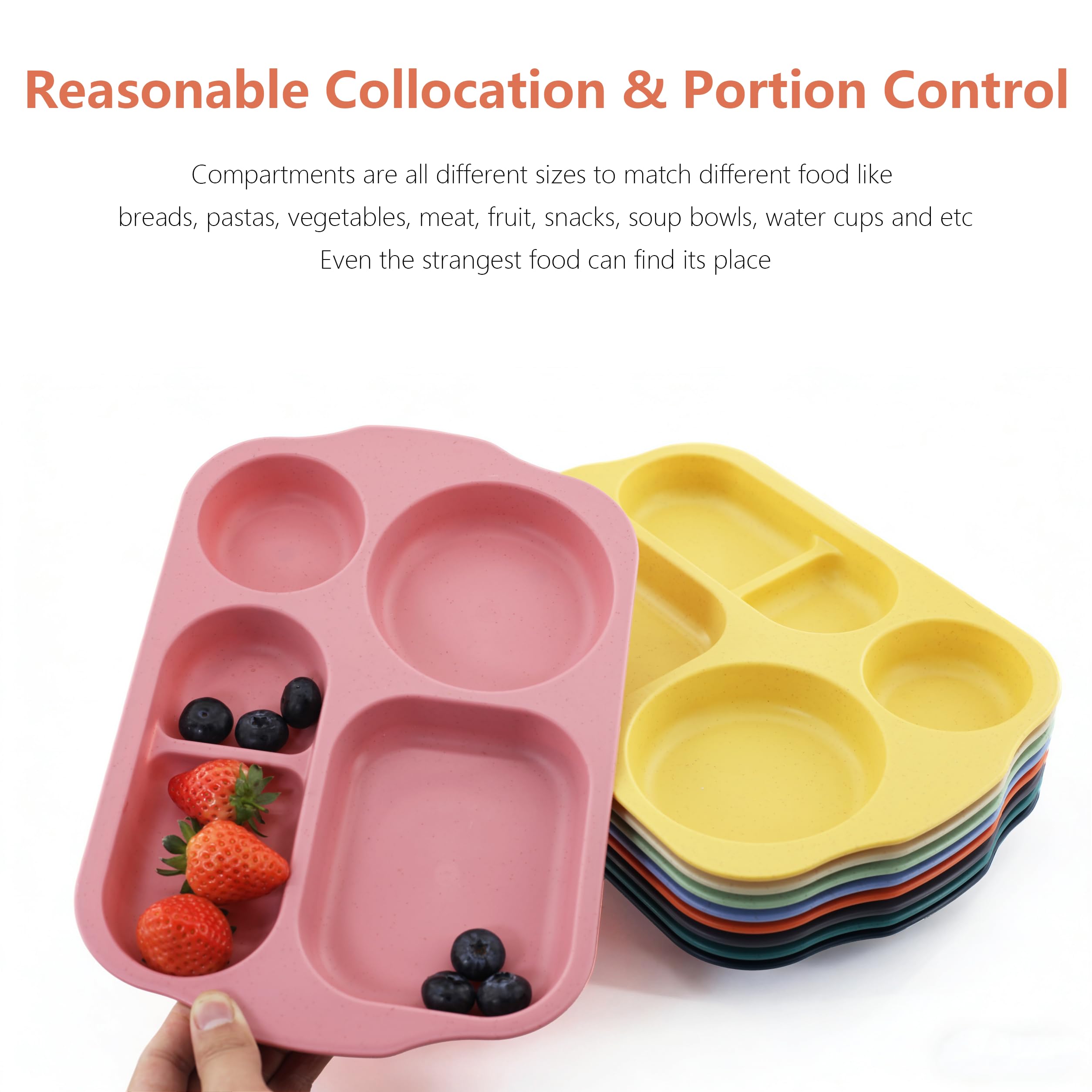 microwave and dishwasher safe plate BPA-free material