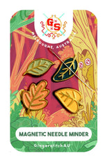 Fall Leaves Mini Magnetic Needle Minder Set product image
