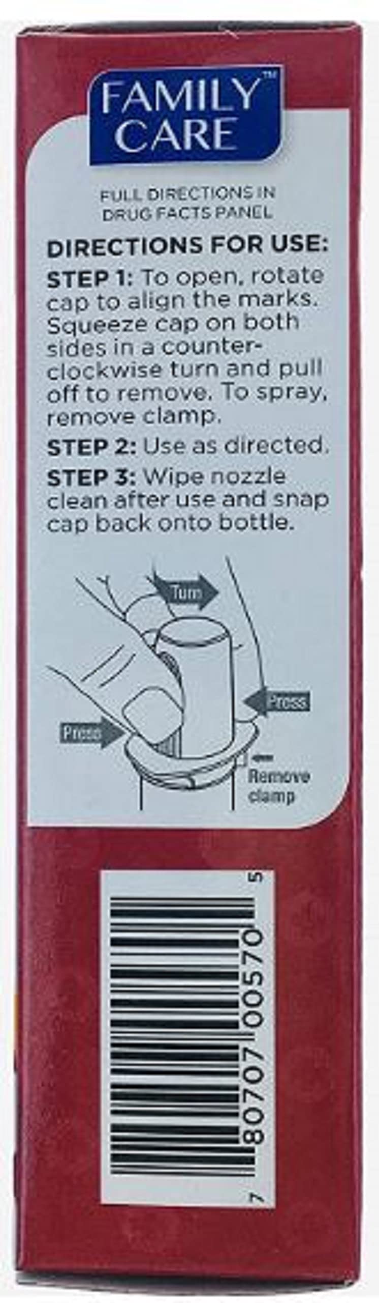 Twelve bottles per order nasal relief spray