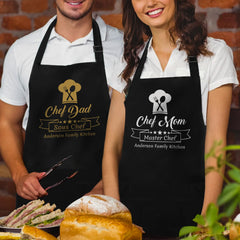 Apron with two spacious front pockets for utensils