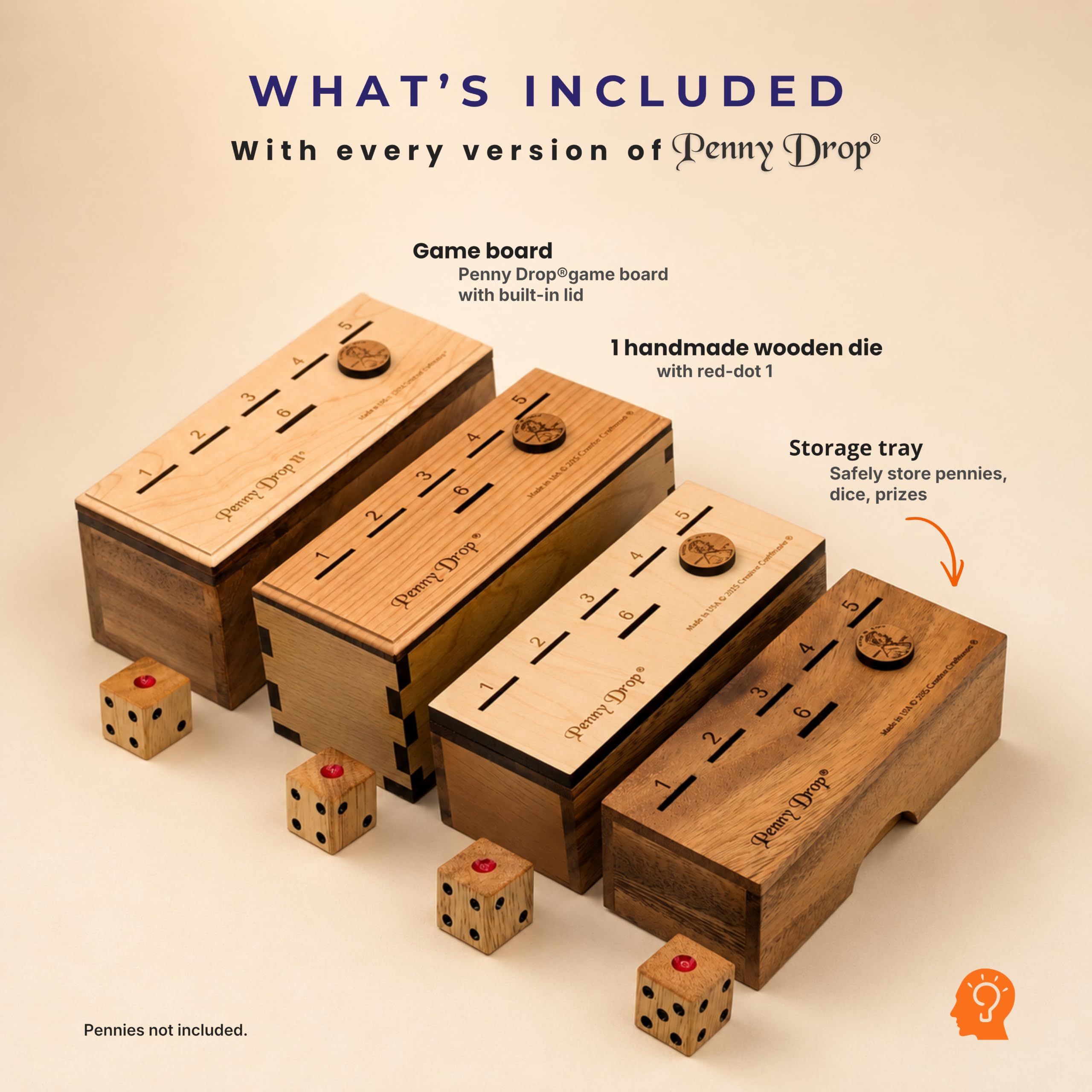 Hudson FL crafted Penny Drop Game by Creative Crafthouse