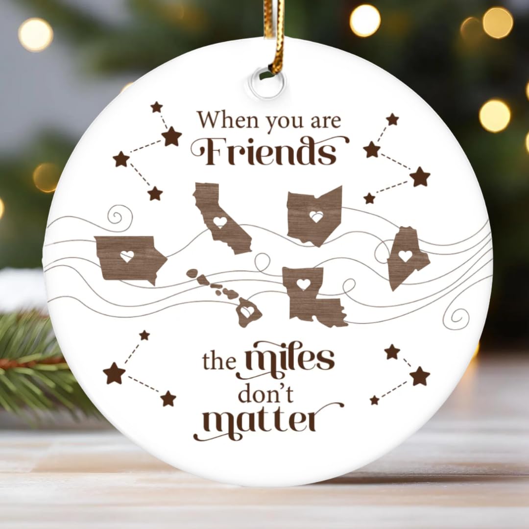 Family friends siblings besties ornament packaging