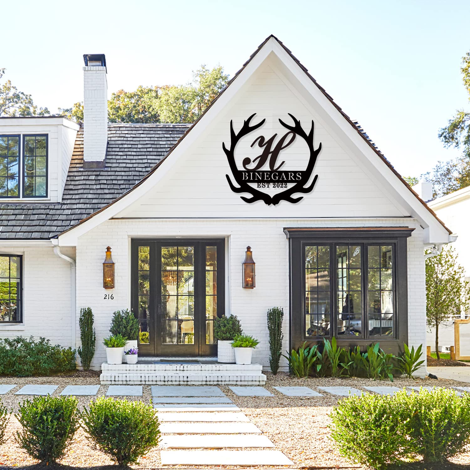 Family Name Garden Flag for yard display