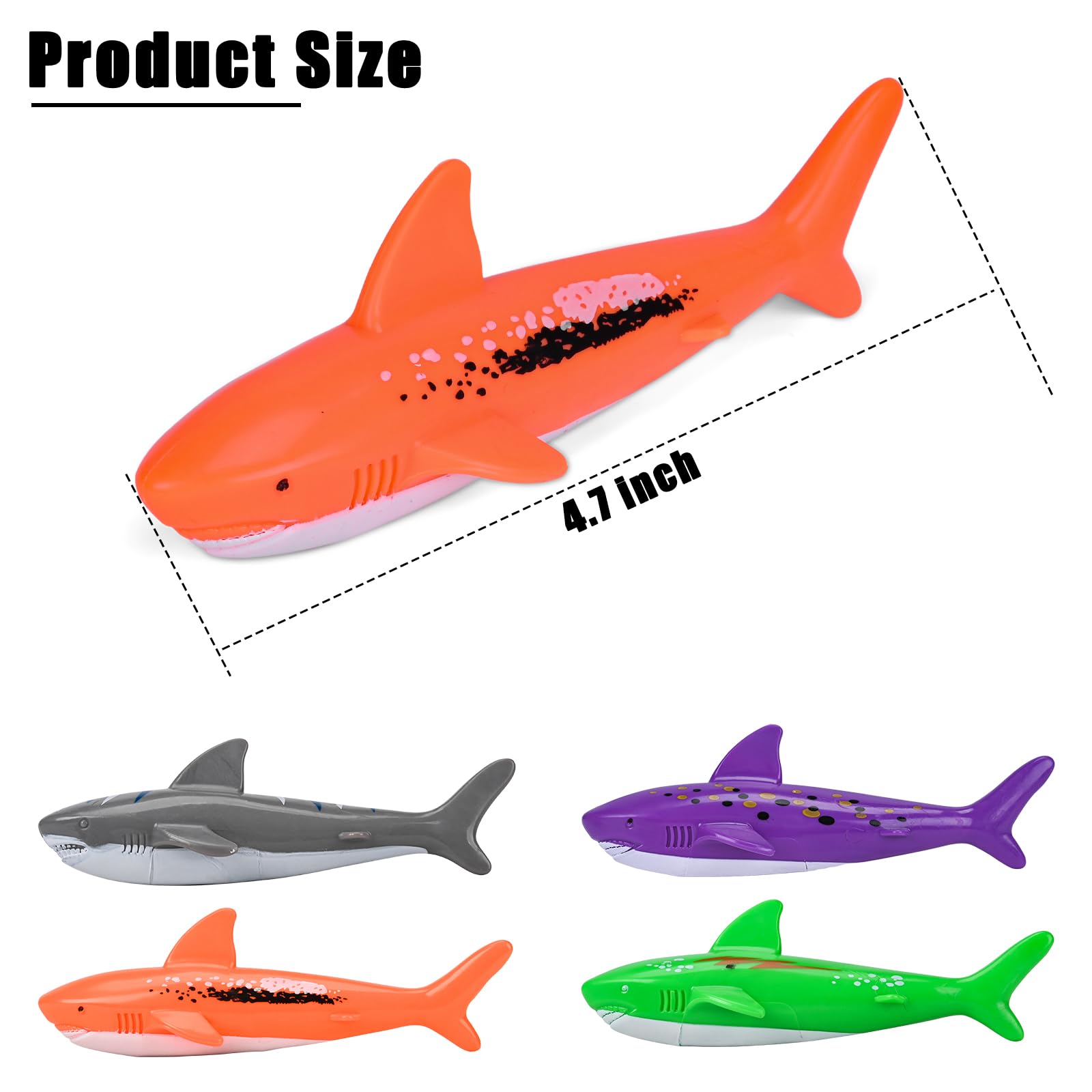 4 pack ZHFUYS diving pool toy in packaging