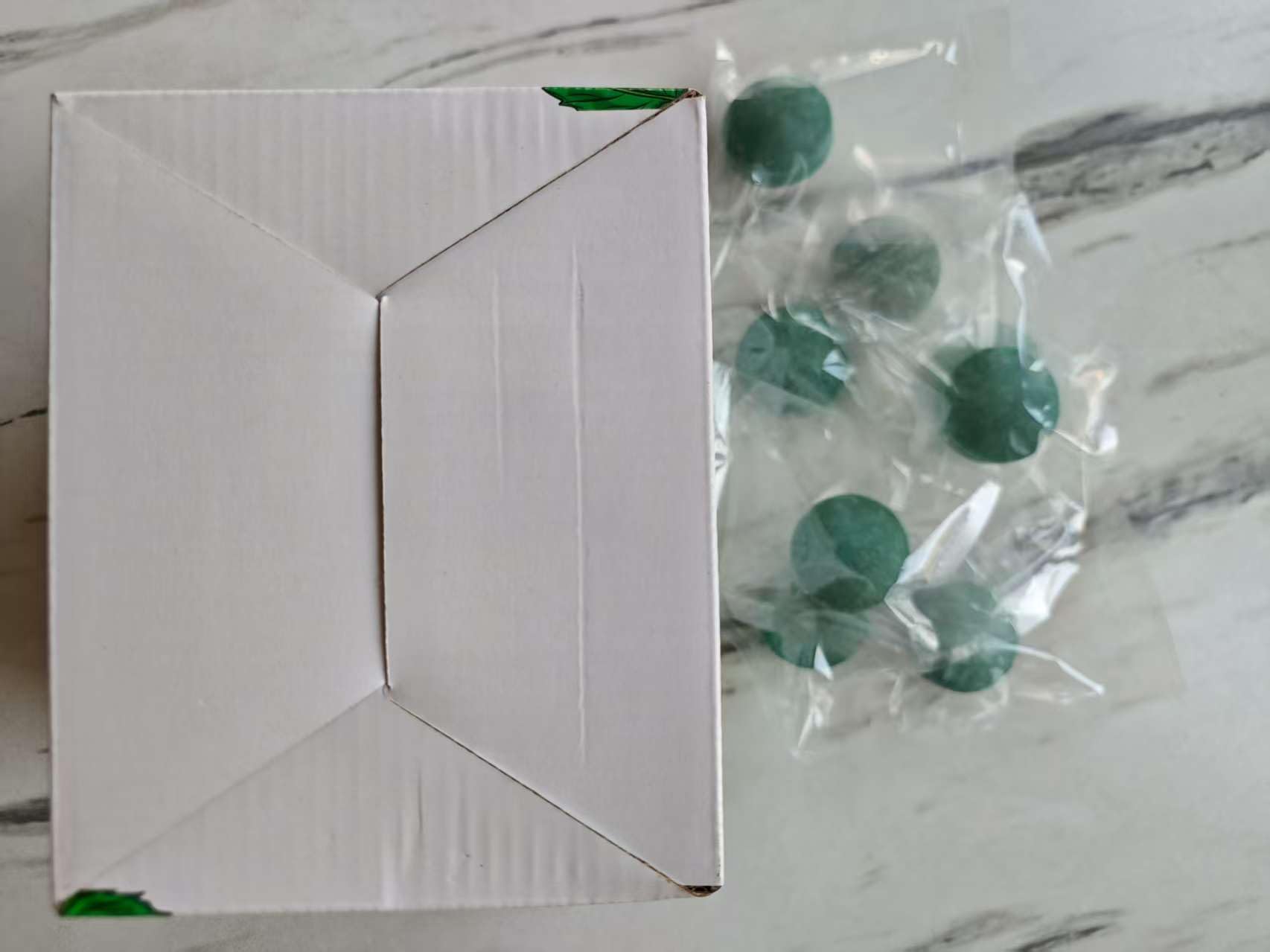 Mesh bag included with peppermint oil rodent repellent