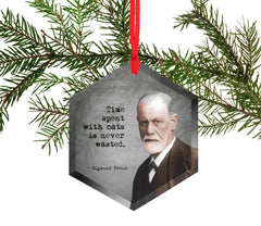 Famous Scientists Tree Ornament featuring Sigmund Freud