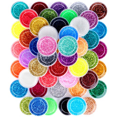 FANDAMEI 48 colors fine glitter boxes for crafts and nails