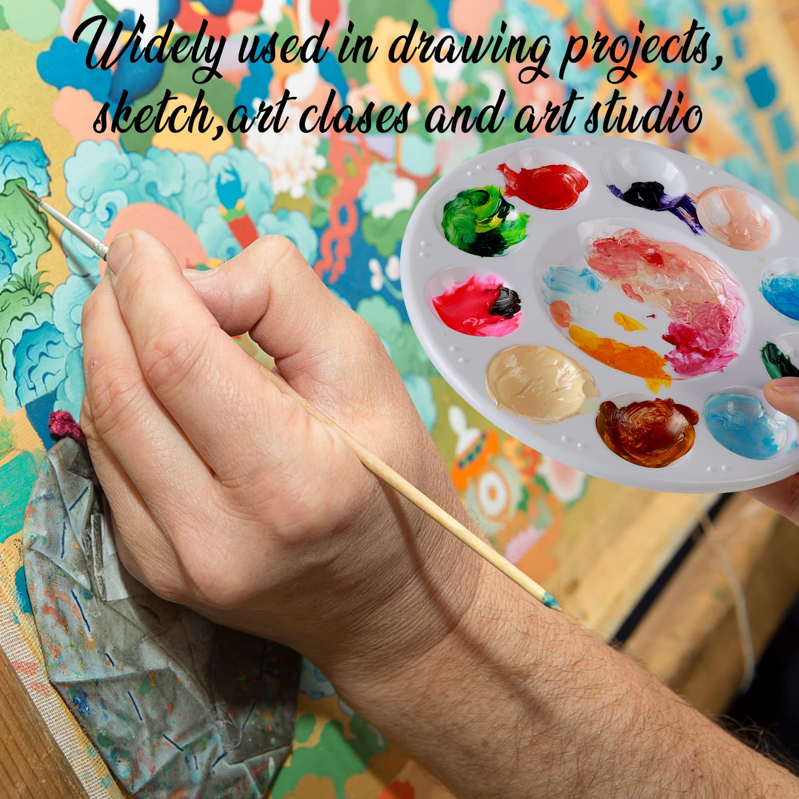 Versatile palettes for watercolor gouache acrylic