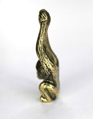 Fang Shui Miniature brass monkey desk decor