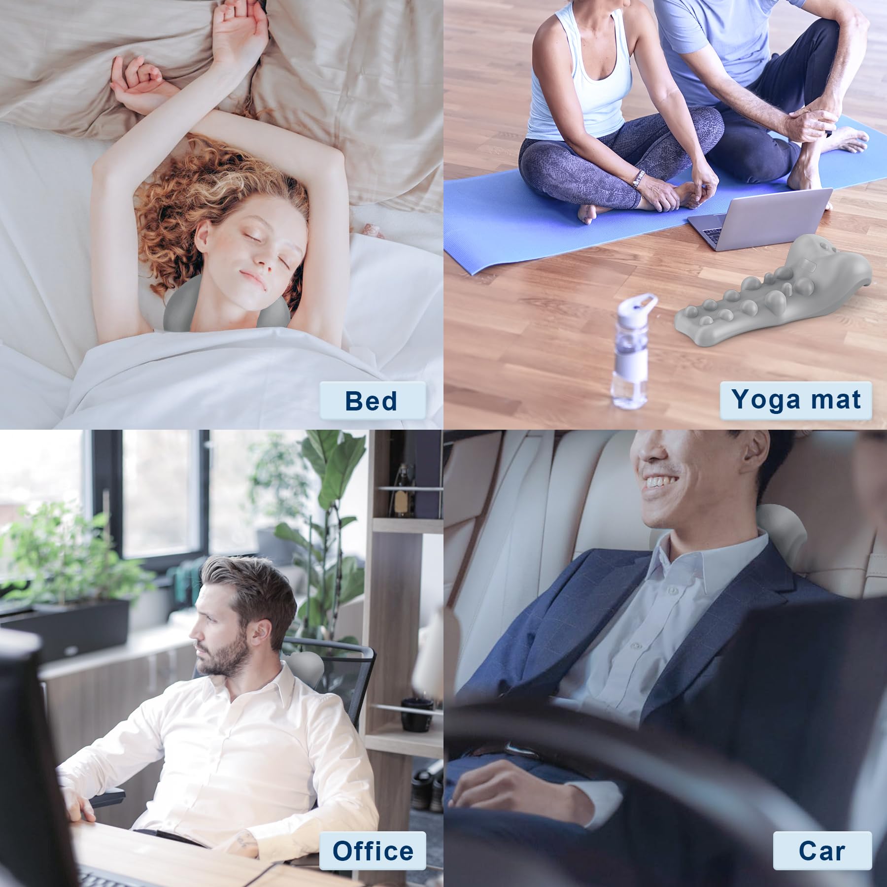 Fanlecy cervical traction pillow use scenario image