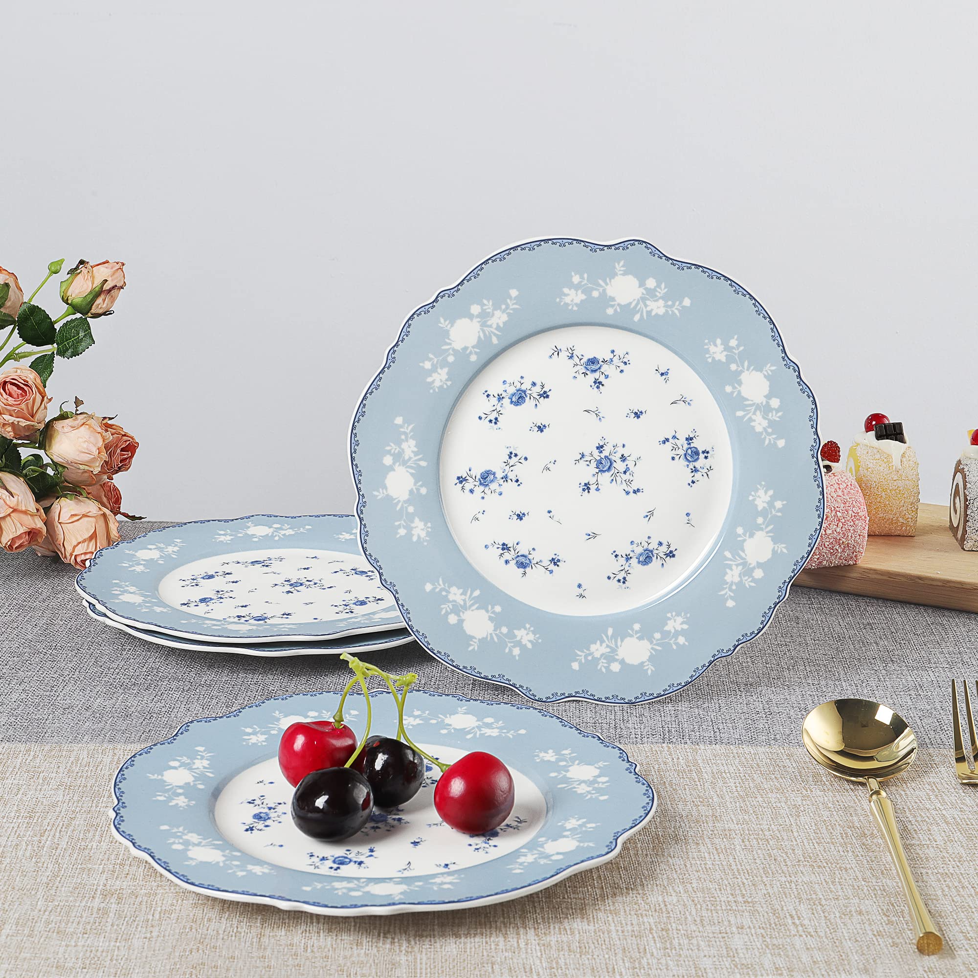 Lead-free microwave safe porcelain plates