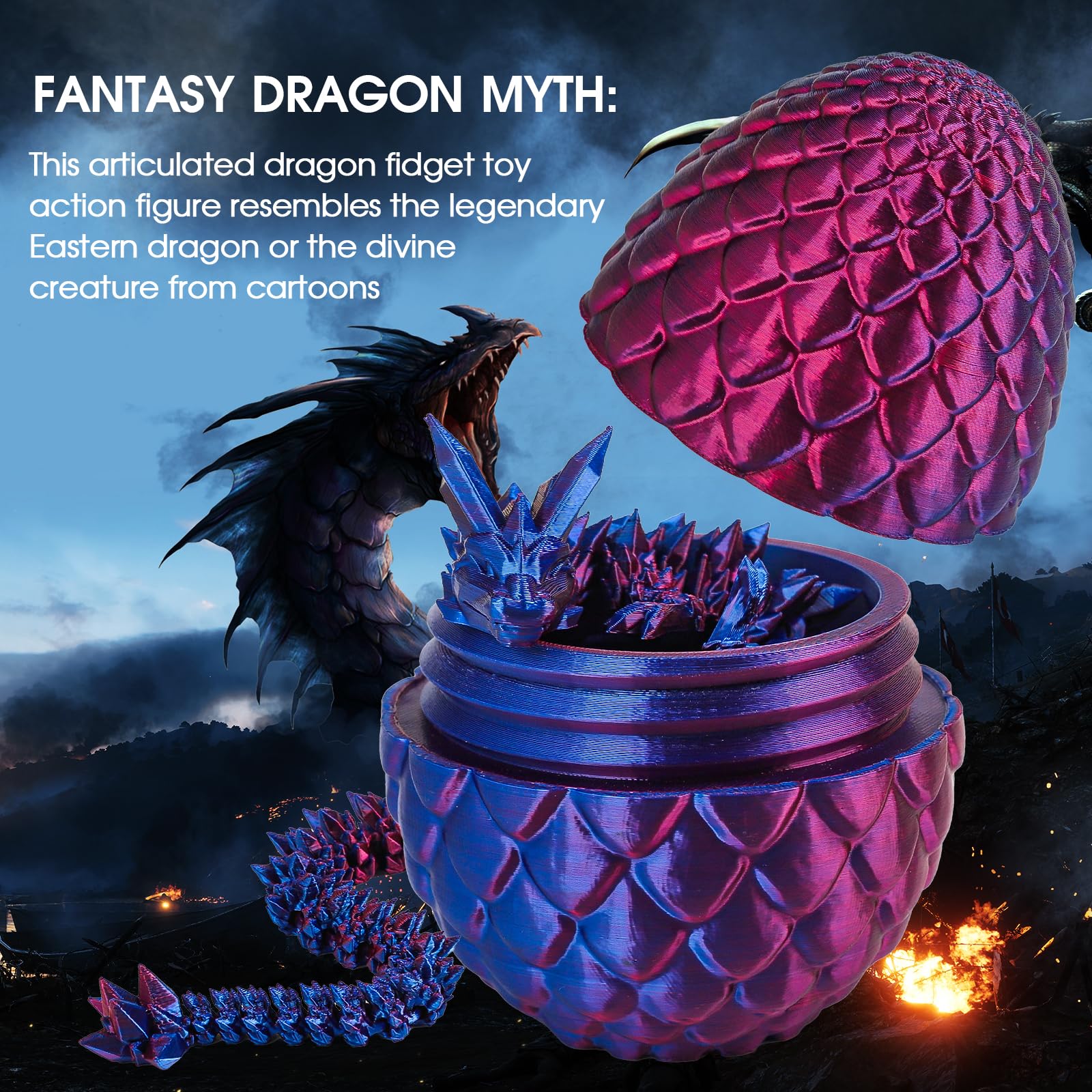 Home office dragon egg decorative piece