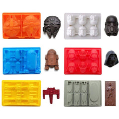 FantasyBear Star War Shaped Mold 6pc silicone mold set image 1