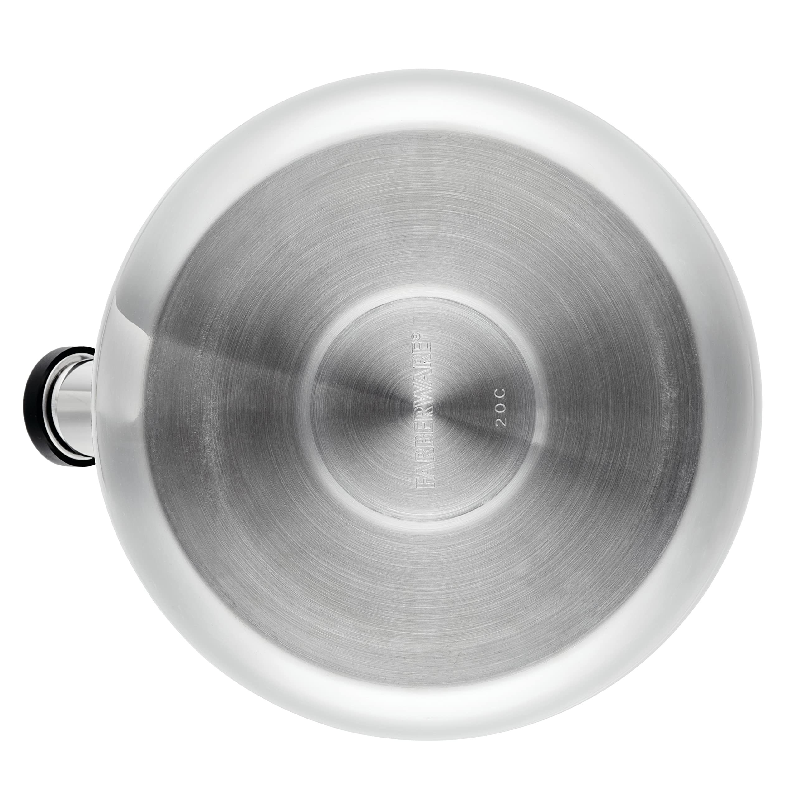 Farberware egg-shaped whistling tea kettle for induction