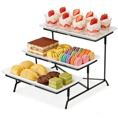 Farielyn-X 3 Tier Serving Tray white trays