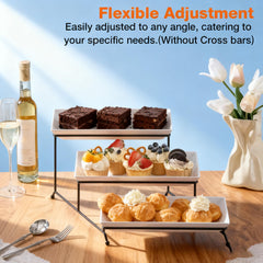 Stable cross bars on Farielyn-X display stand