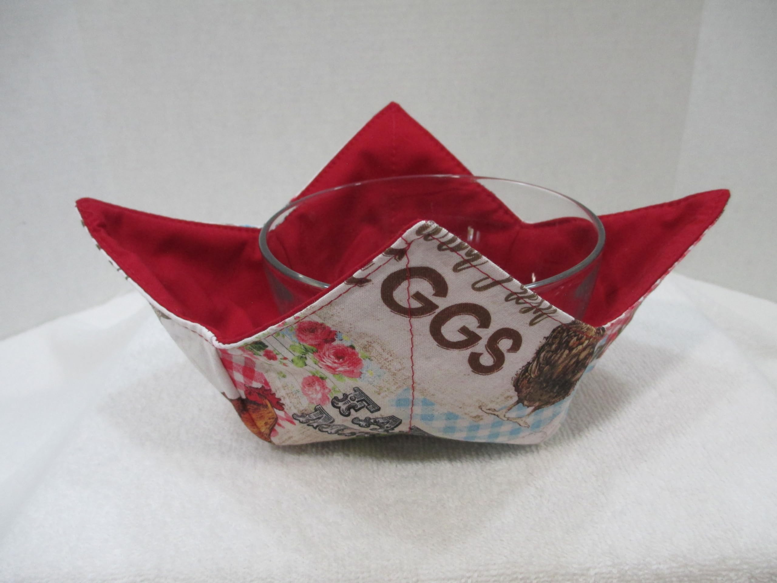 100% cotton Farmers Market bowl cozy fabric