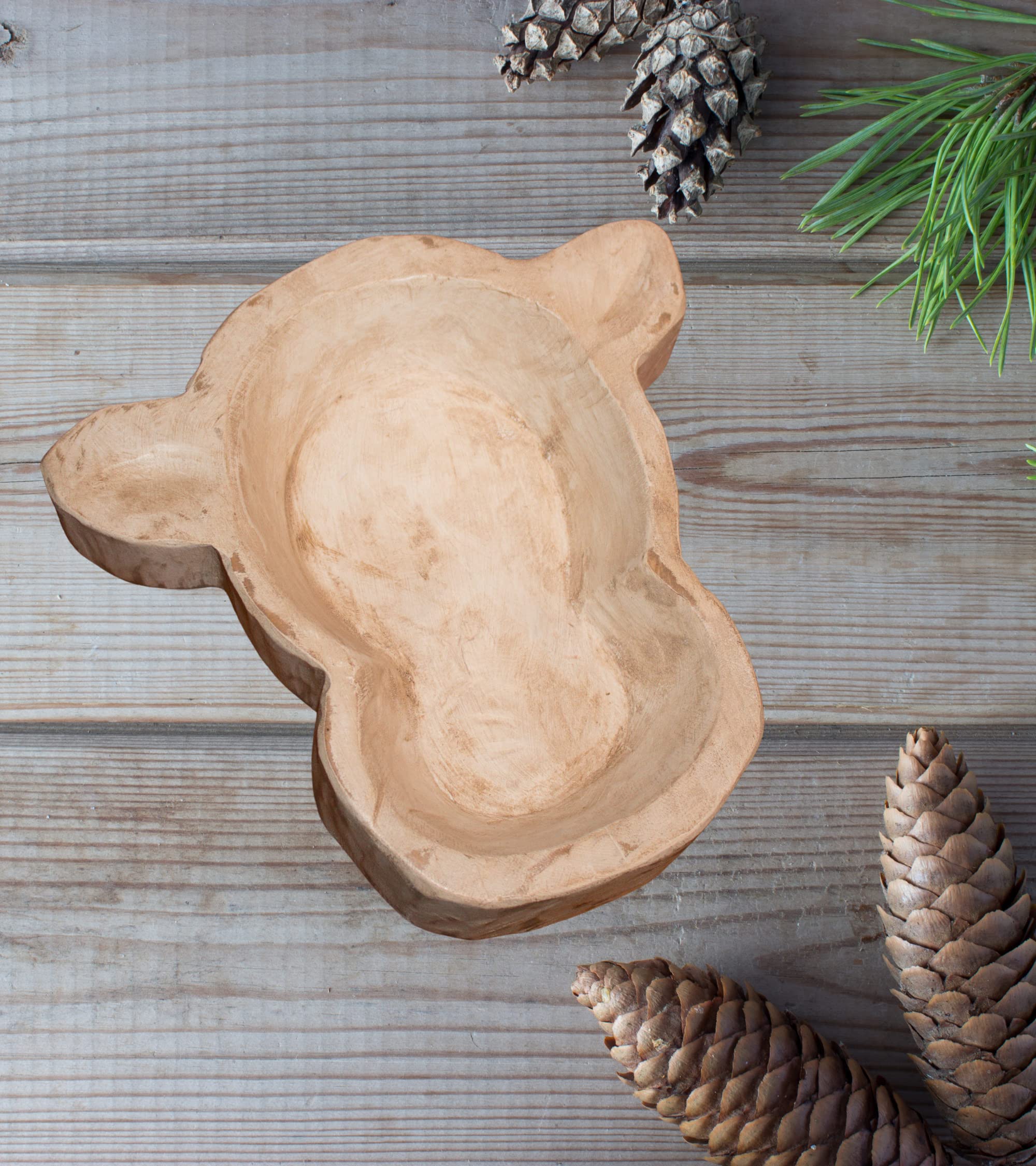 Decor ready cow head dough bowl capacity 34-36 ounces