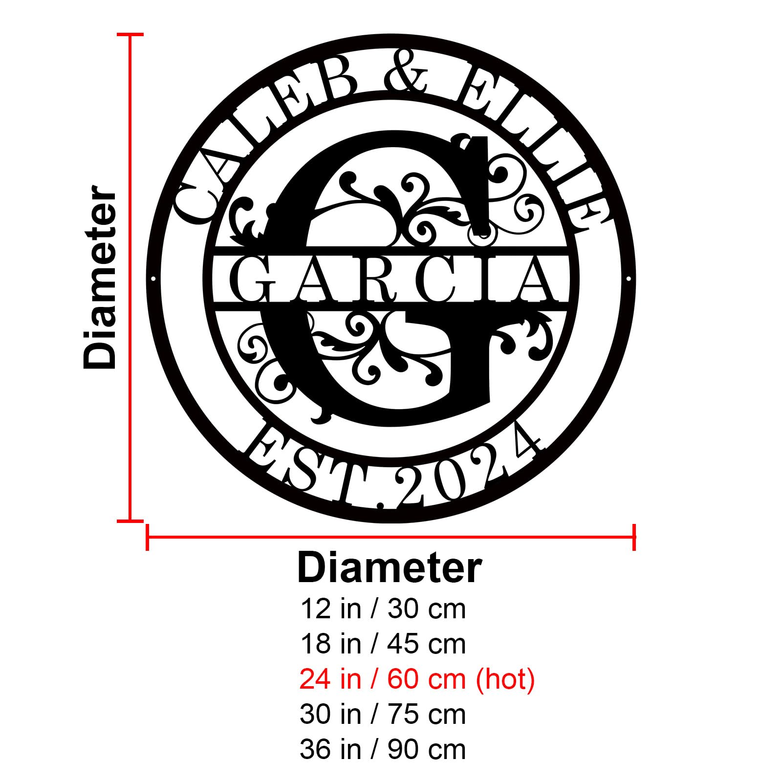 Powder coated metal plaque suitable for outdoor use