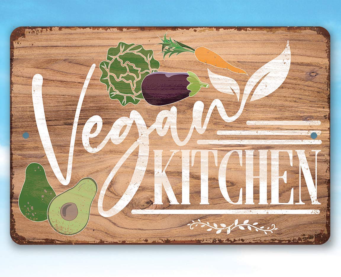 12x18 aluminum metal sign for kitchen decor