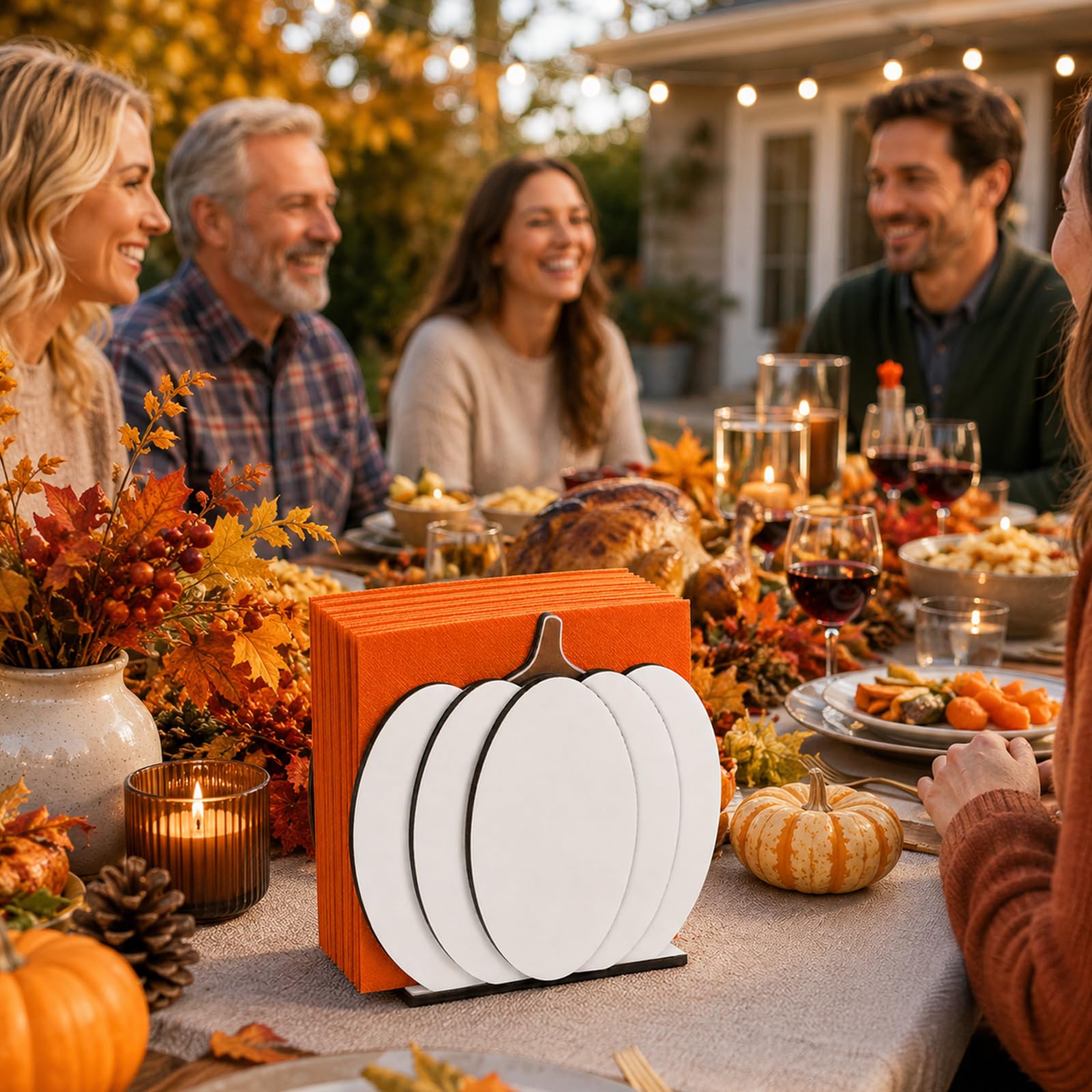 Farmhouse style napkin holder for table decor
