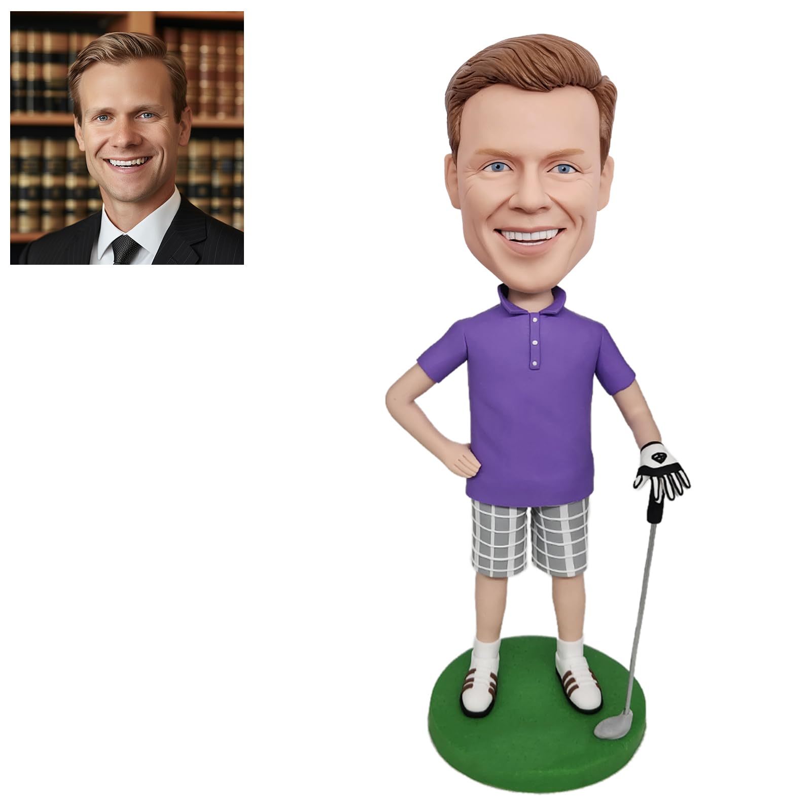 Handcrafted bobblehead by experienced craftsmen