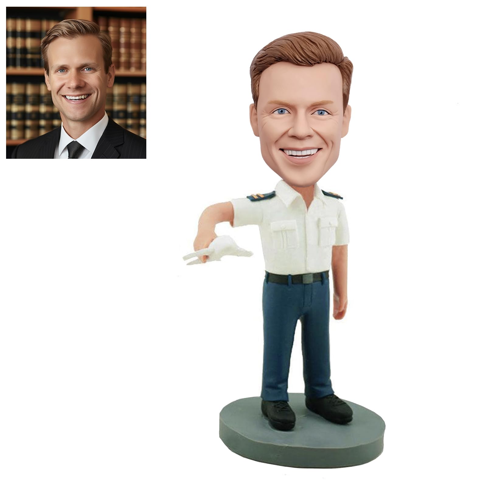 Online proofing during production for customized bobblehead