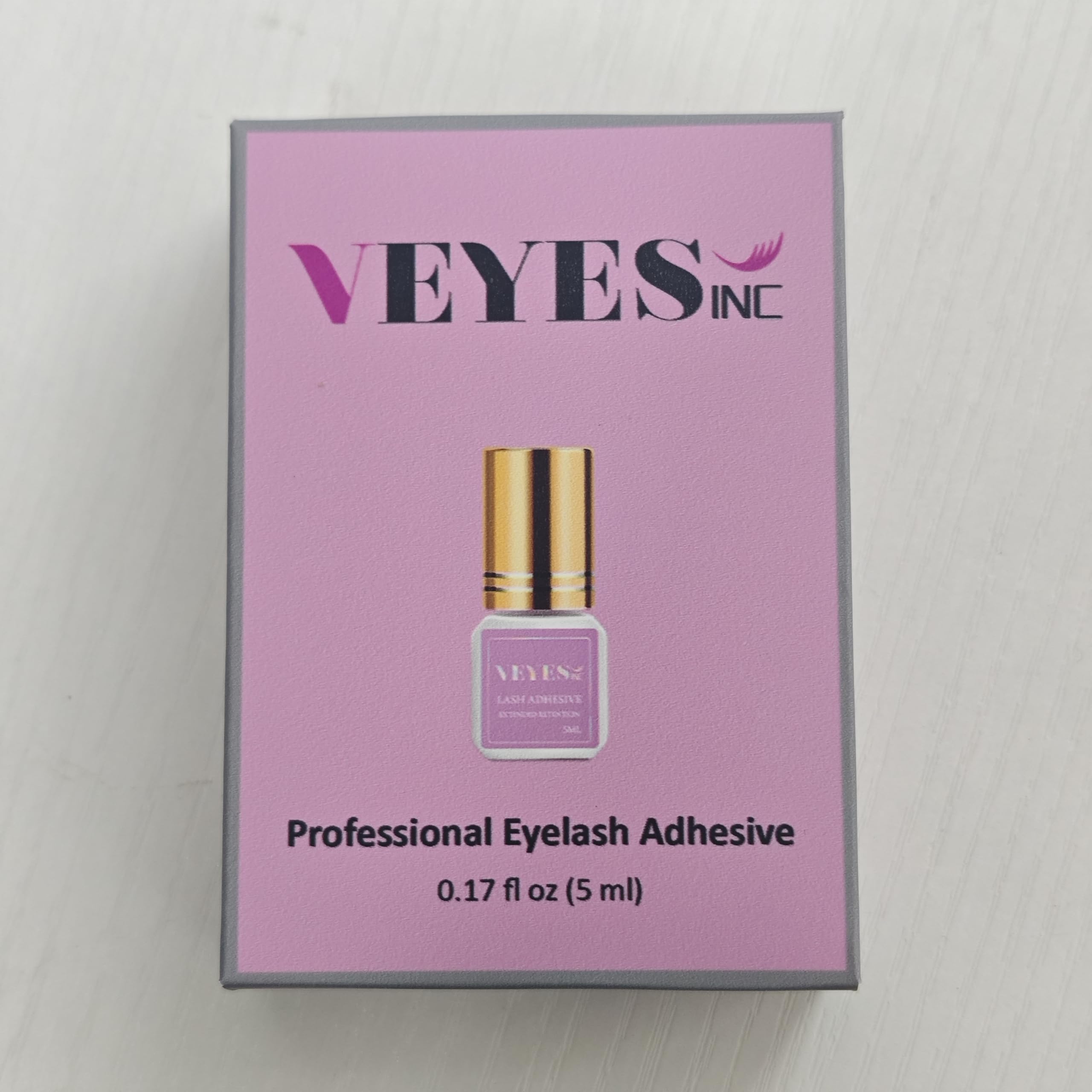 5 ml lash glue packaging for professional use VEYES INC