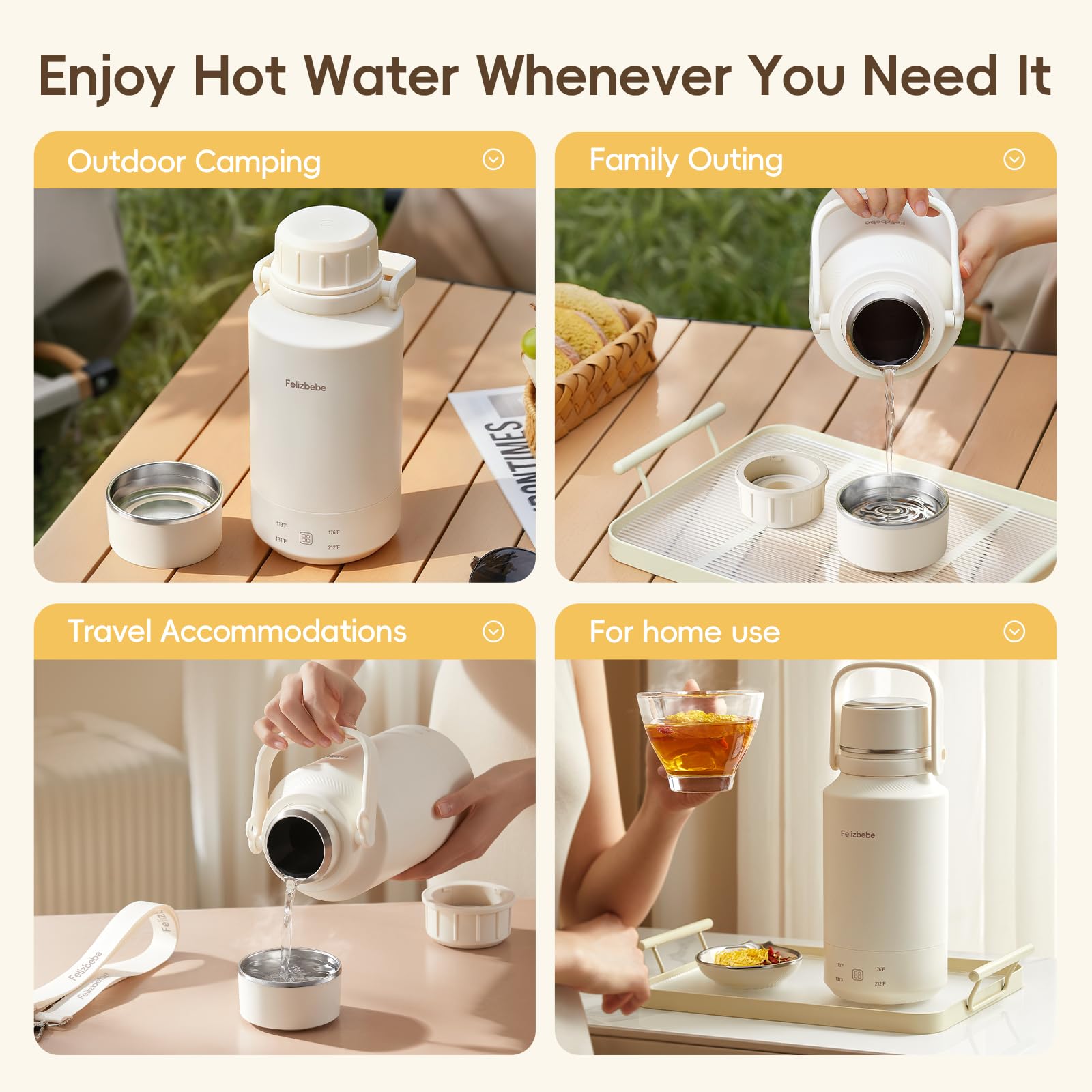 600W fast heating for 1000mL to boiling