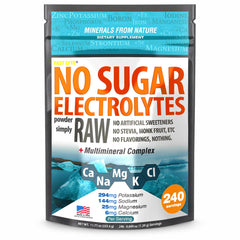 FAST LYTE No Sugar Electrolytes Powder Simply Raw packaging and branding