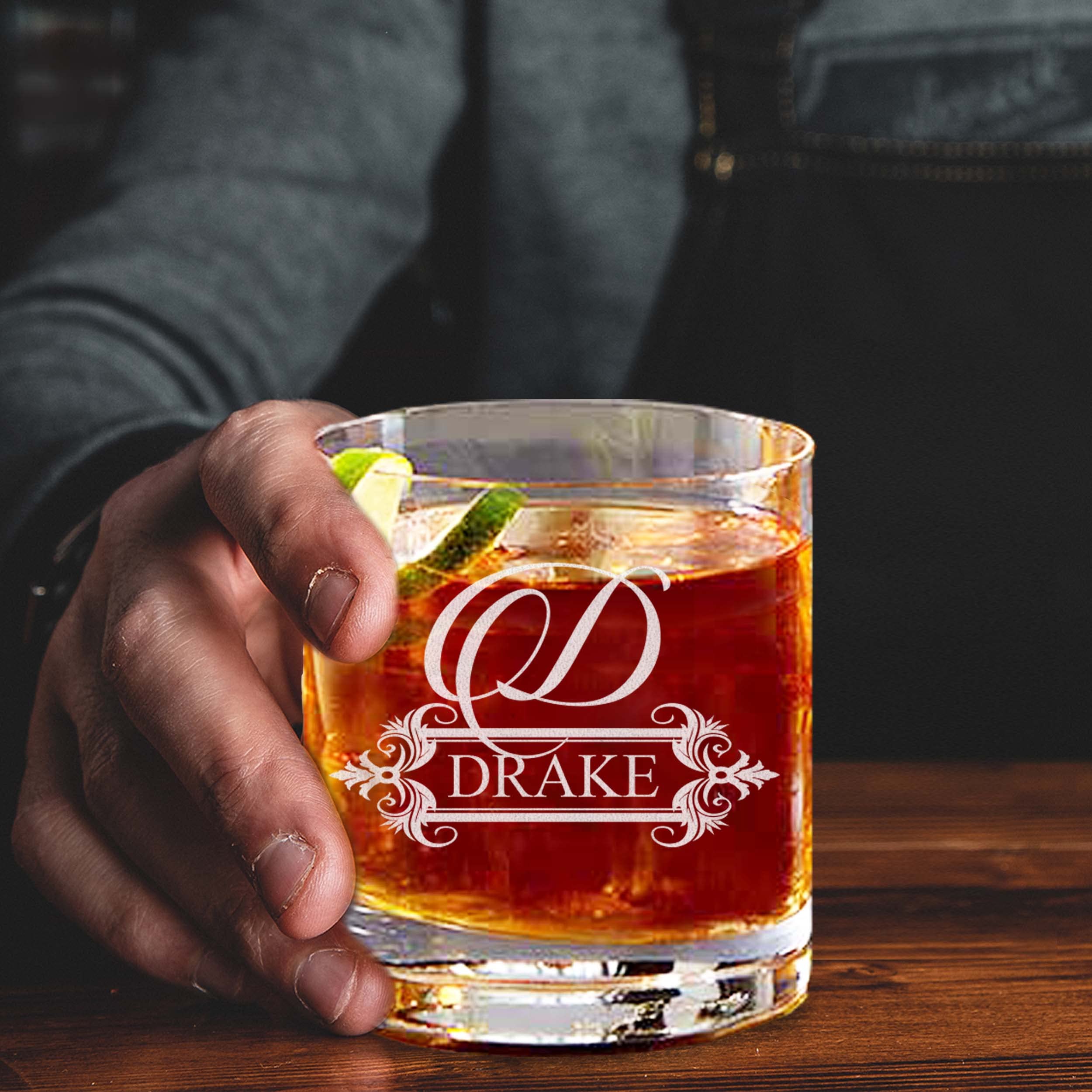 Father's Day engraved glass from My Personal Memories