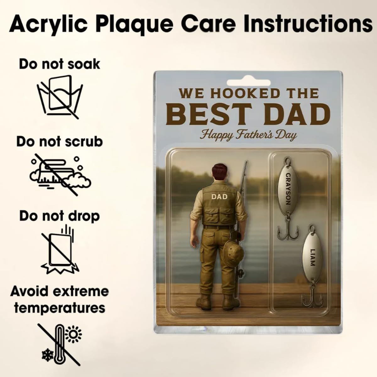 Father's Day gift for dad from kids suitable for mantel