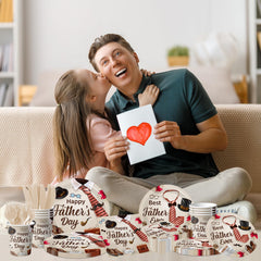 fathers day tableware kit serves 24 image
