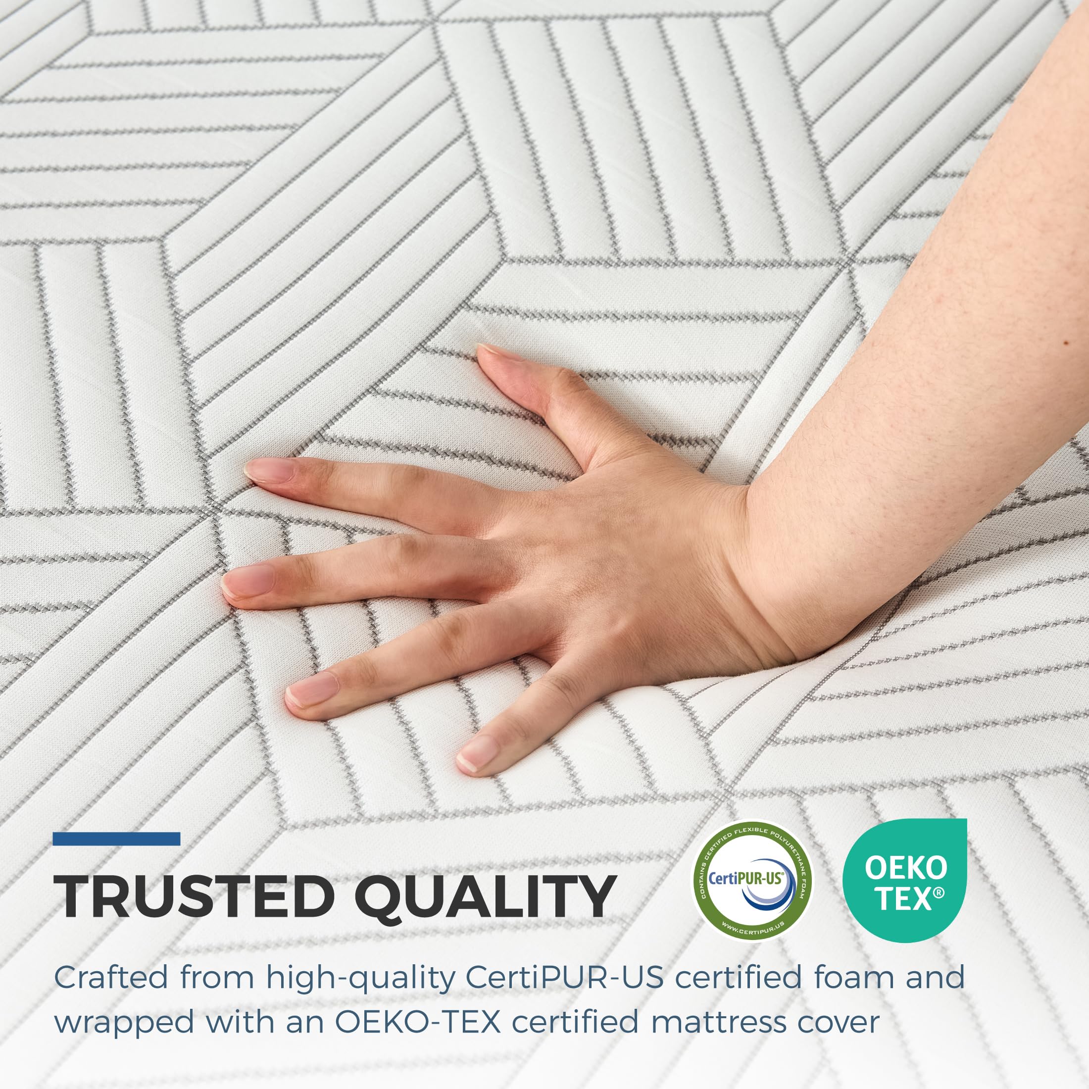 AeroFusion cooling memory foam detail