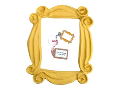 Fatima yellow frame for door with keychain