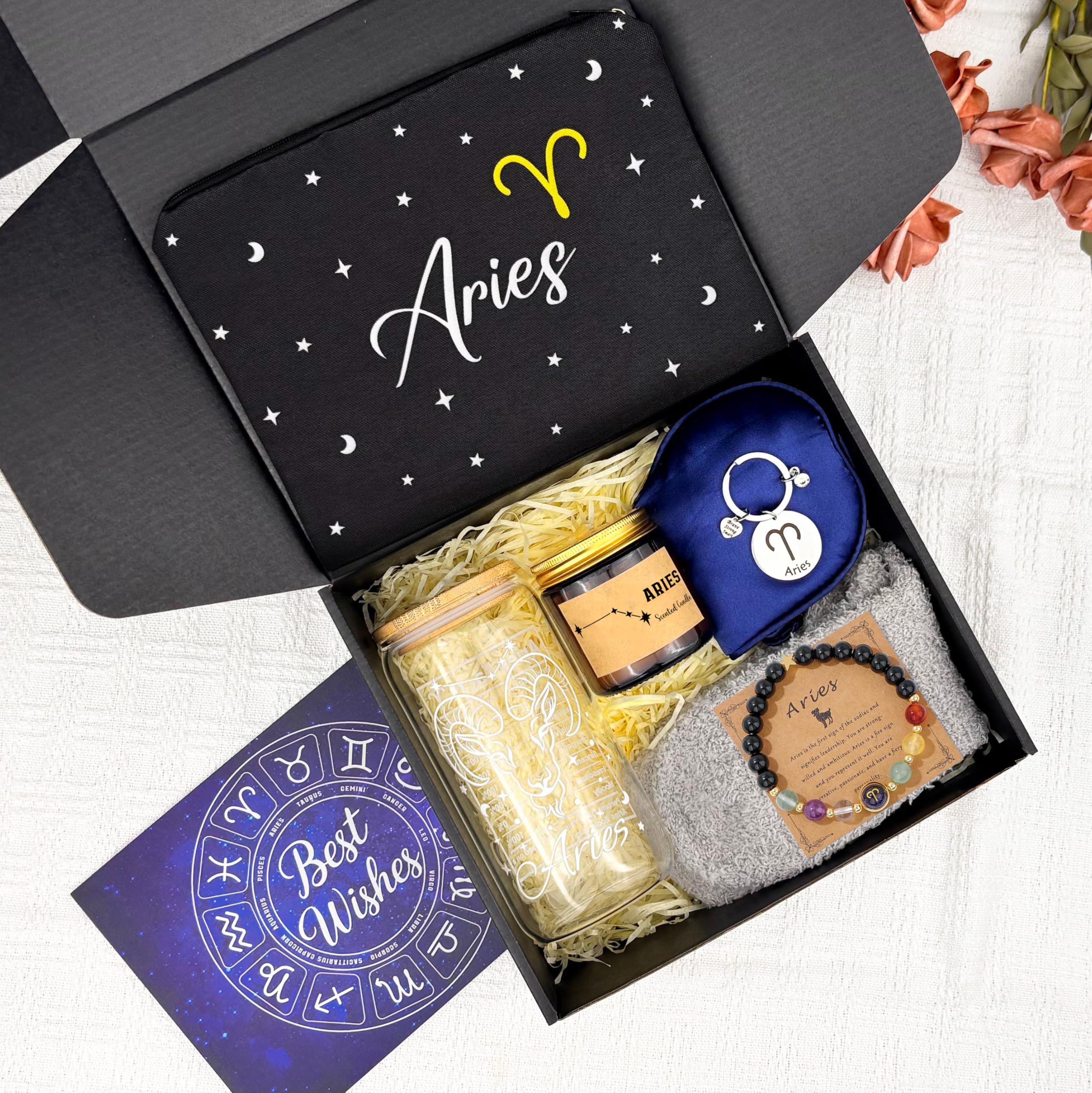 Cozy socks included in Aries birthday gift set