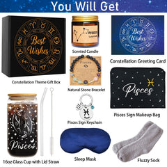 FatWongcoi Pisces Birthday Gifts sleep mask